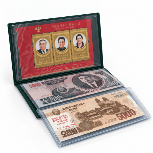Set di won nordcoreani da collezione
