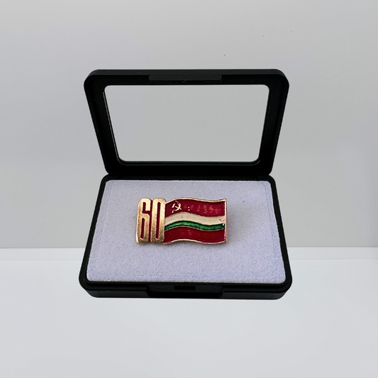 Single pin "60th Anniversary of Soviet Tajikistan"