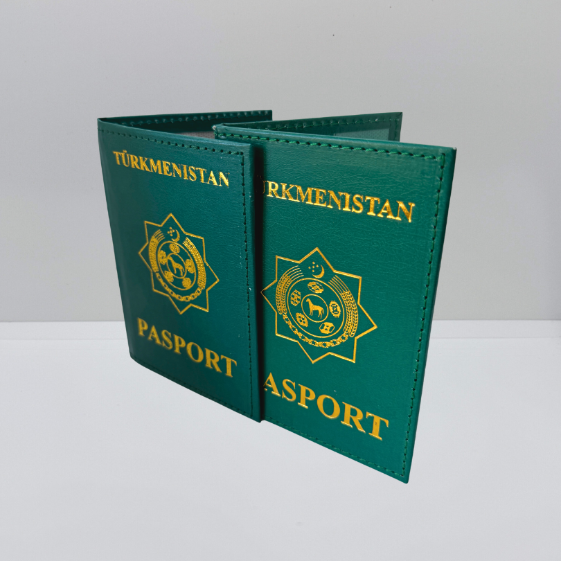Cover del passaporto "Turkmenistan"