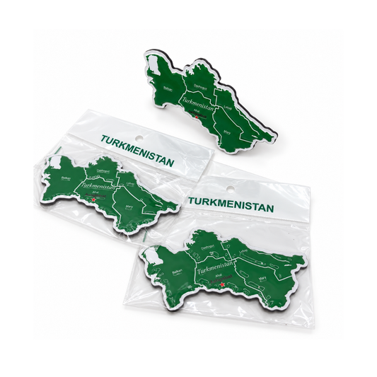 Magnete "Mappa del Turkmenistan"