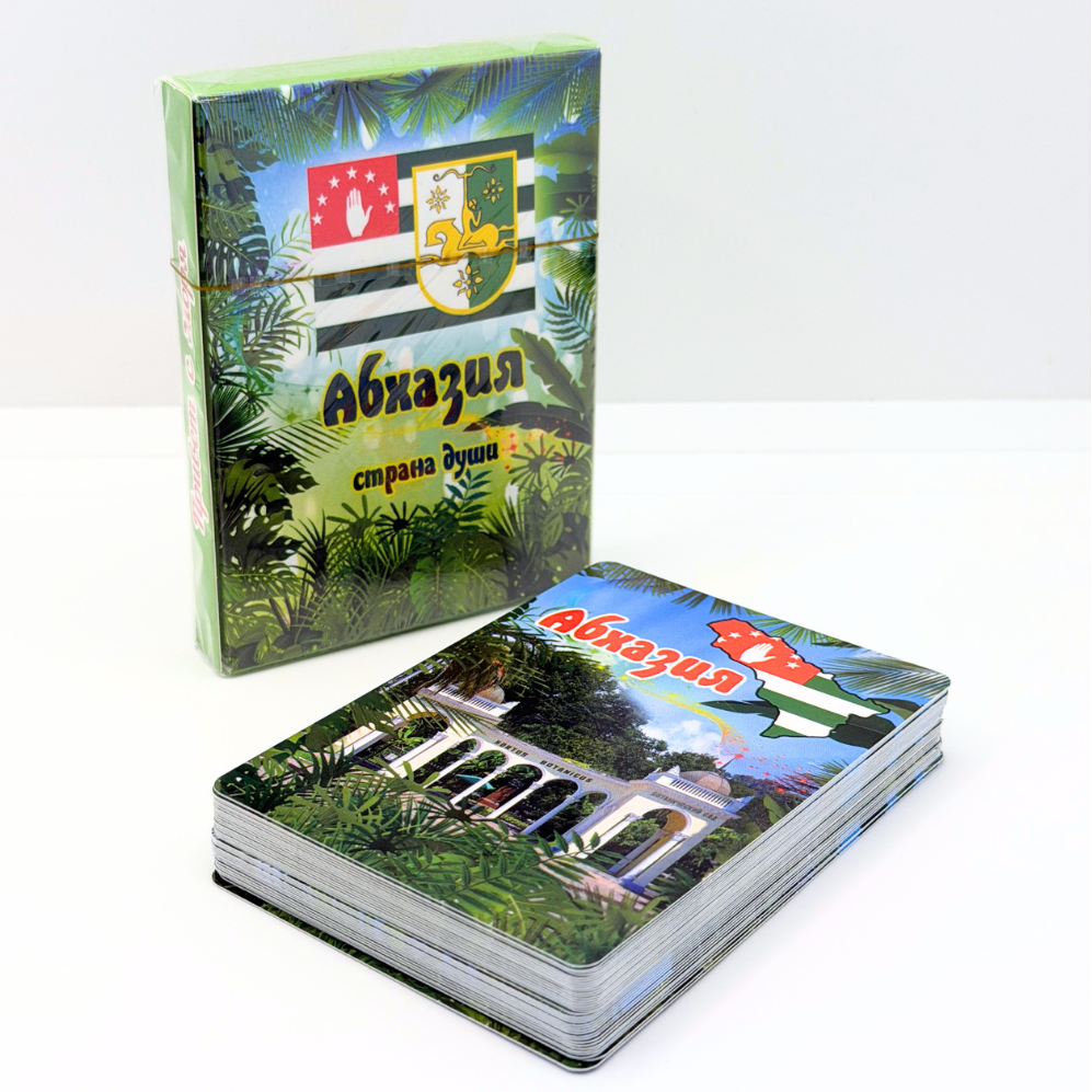 Mazzo da Poker "Abkhazia - Il Paese dell'Anima"