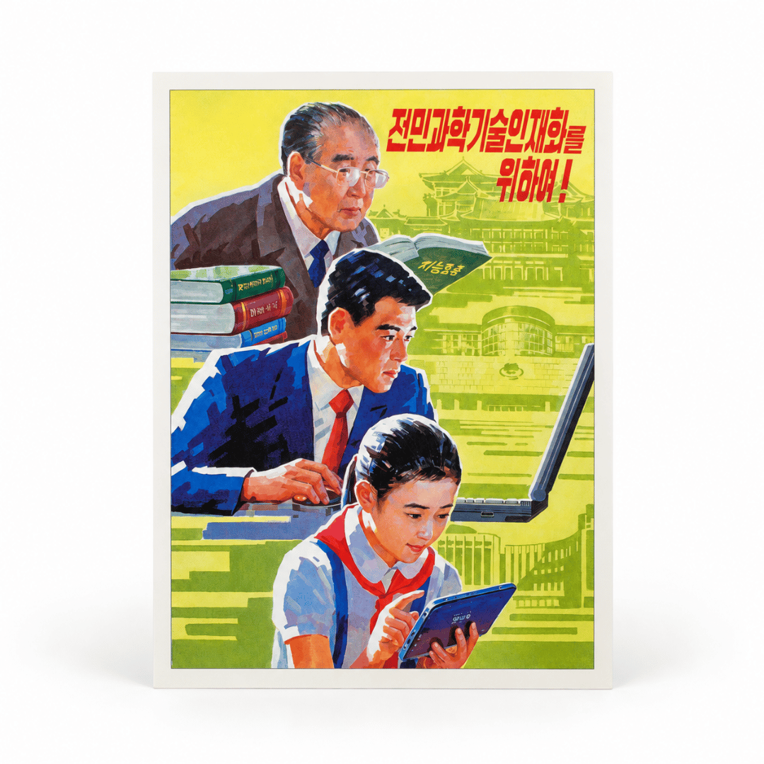 Set of ten postcards depicting North Korean landscapes
