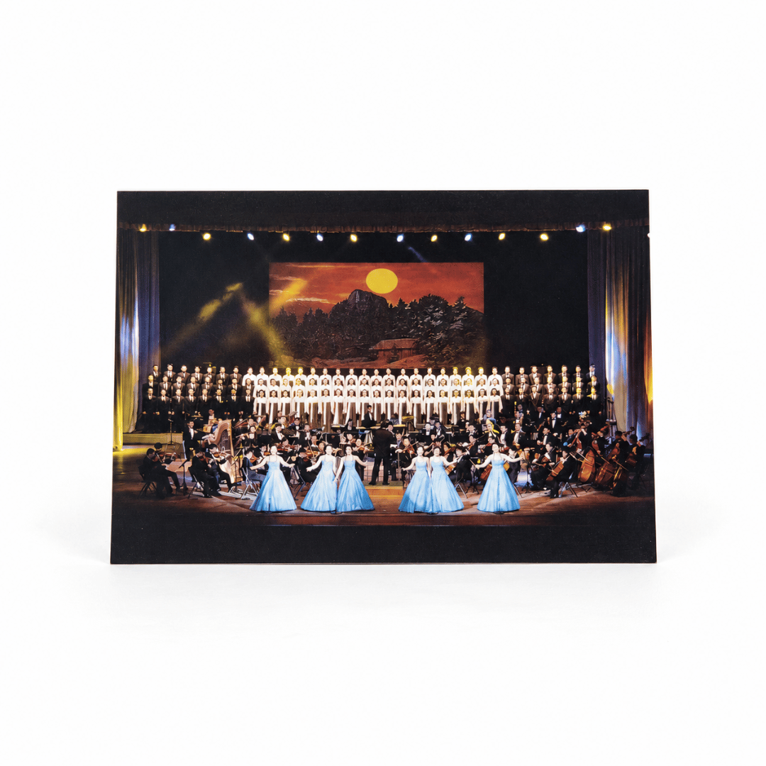 Set of ten postcards depicting North Korean landscapes