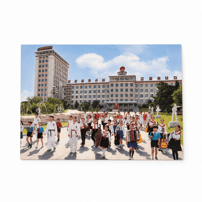 Set of ten postcards depicting North Korean landscapes