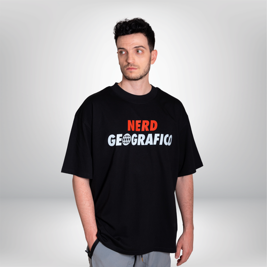 T-Shirt Oversize: Nerd geografico