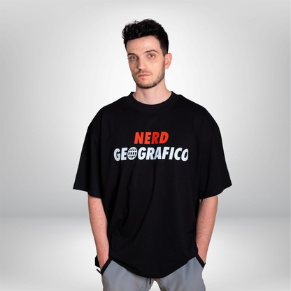 T-Shirt Oversize: Nerd geografico