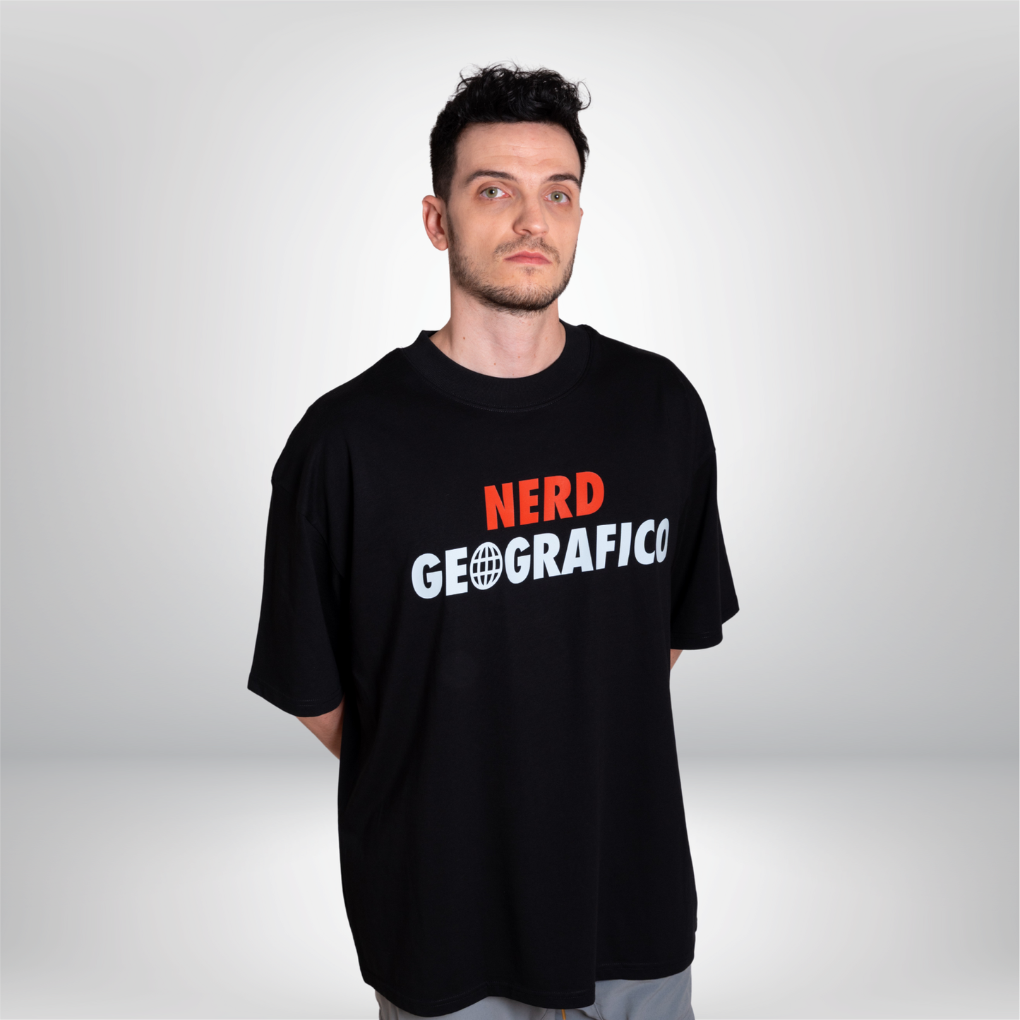 T-Shirt Oversize: Nerd geografico