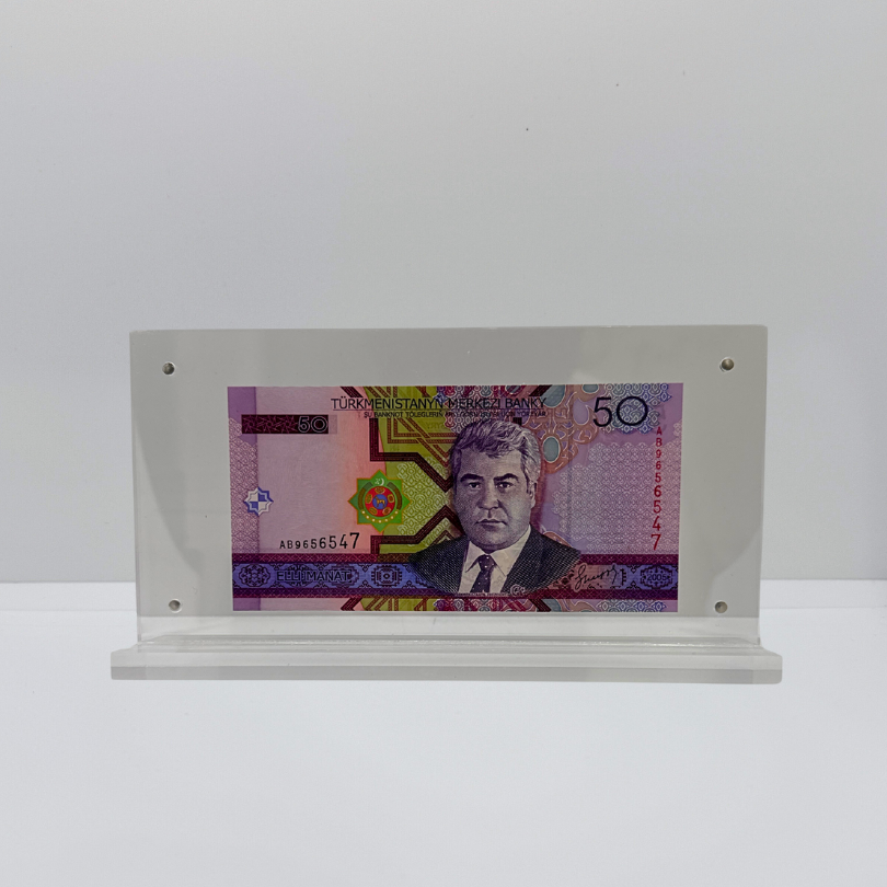 Autentica Banconota di Manat Turkmeno