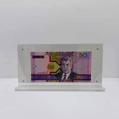 Autentica Banconota di Manat Turkmeno