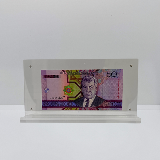 Autentica Banconota di Manat Turkmeno