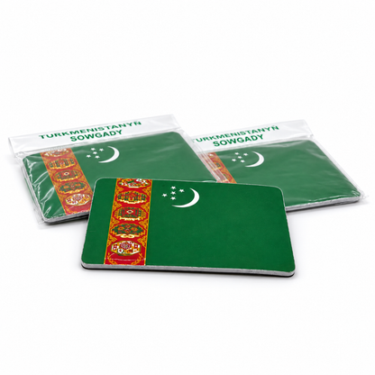 Magnete "Vessillo del Turkmenistan"