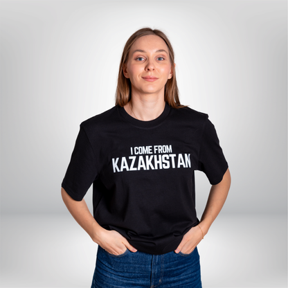 T-Shirt Classica: I come from Kazakhstan