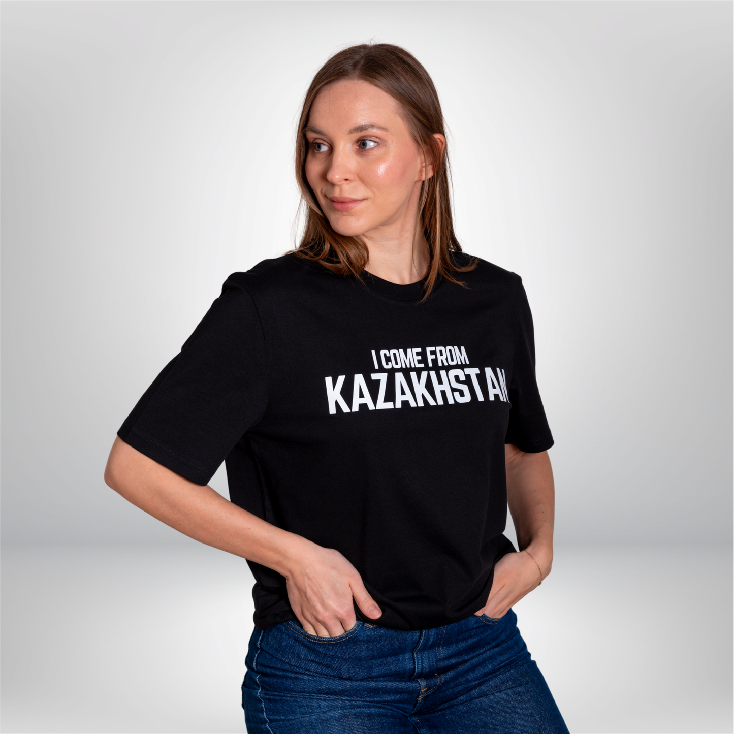 T-Shirt Classica: I come from Kazakhstan