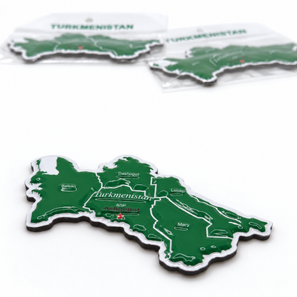 Magnete "Mappa del Turkmenistan"