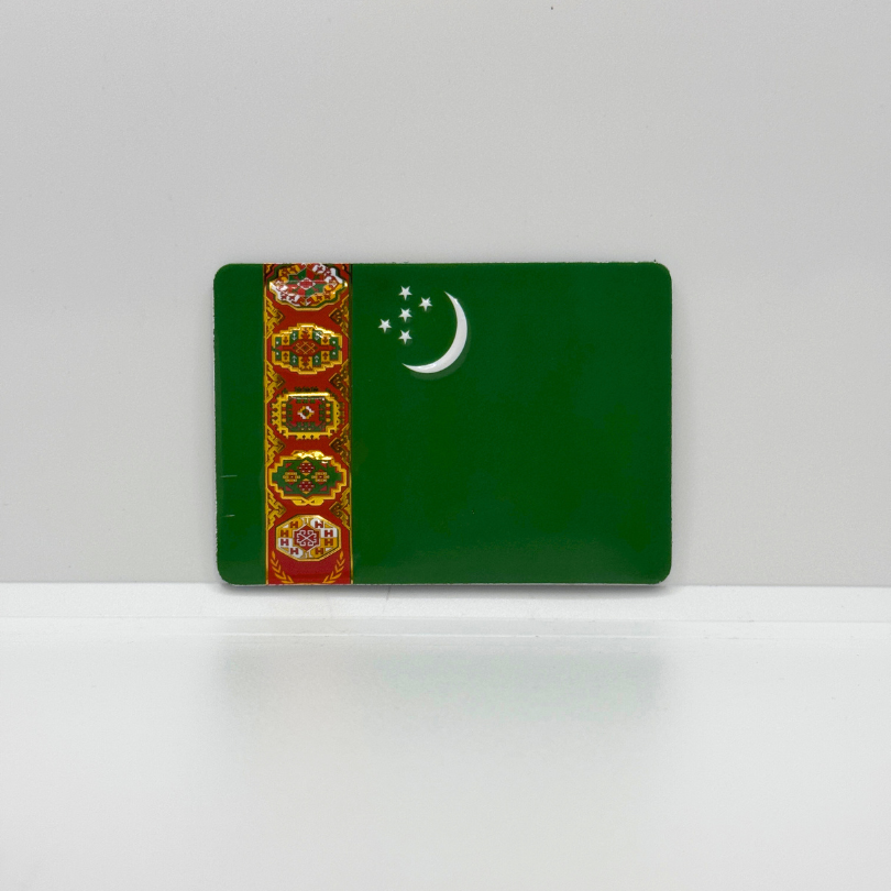 Magnete "Vessillo del Turkmenistan"