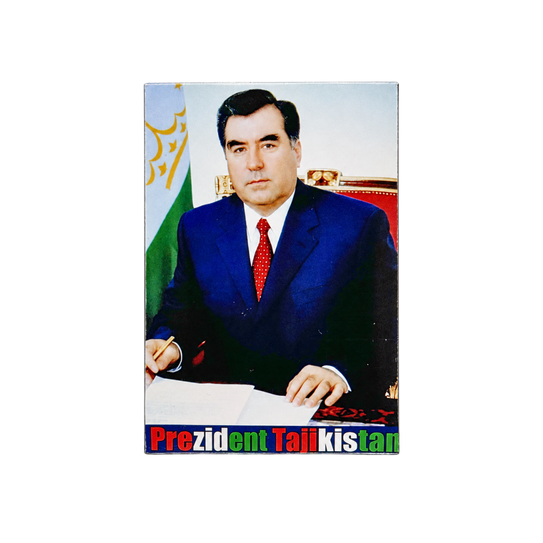 Magnete "Prezident Tajikistan" (diverse opzioni disponibili)