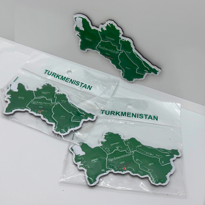 Magnete "Mappa del Turkmenistan"