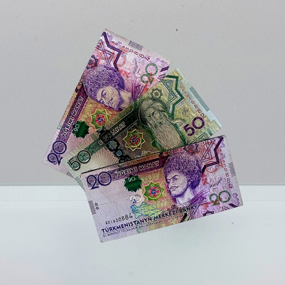 Magnete "Banconota di Manat Turkmeni"