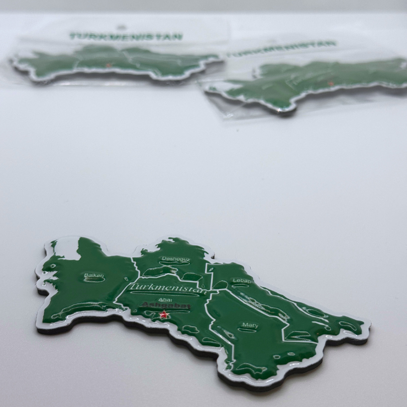 Magnete "Mappa del Turkmenistan"