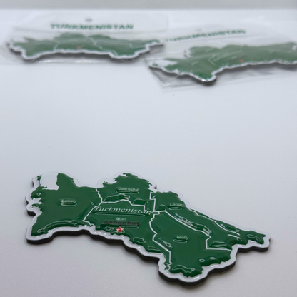 Magnete "Mappa del Turkmenistan"