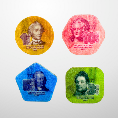 Set di monete dalla Transnistria