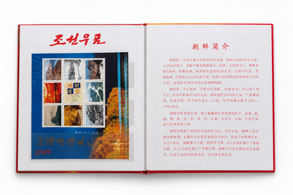 Collection of original North Korean stamps with effigies of Kim Jong-Il, Kim Il-Sung