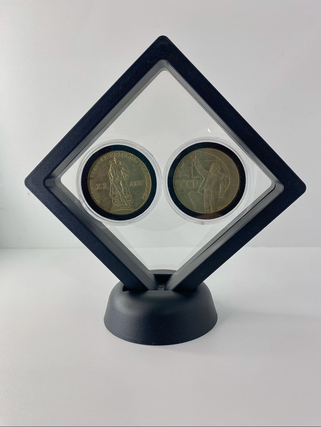 Set di due monete sovietiche da 1 rublo