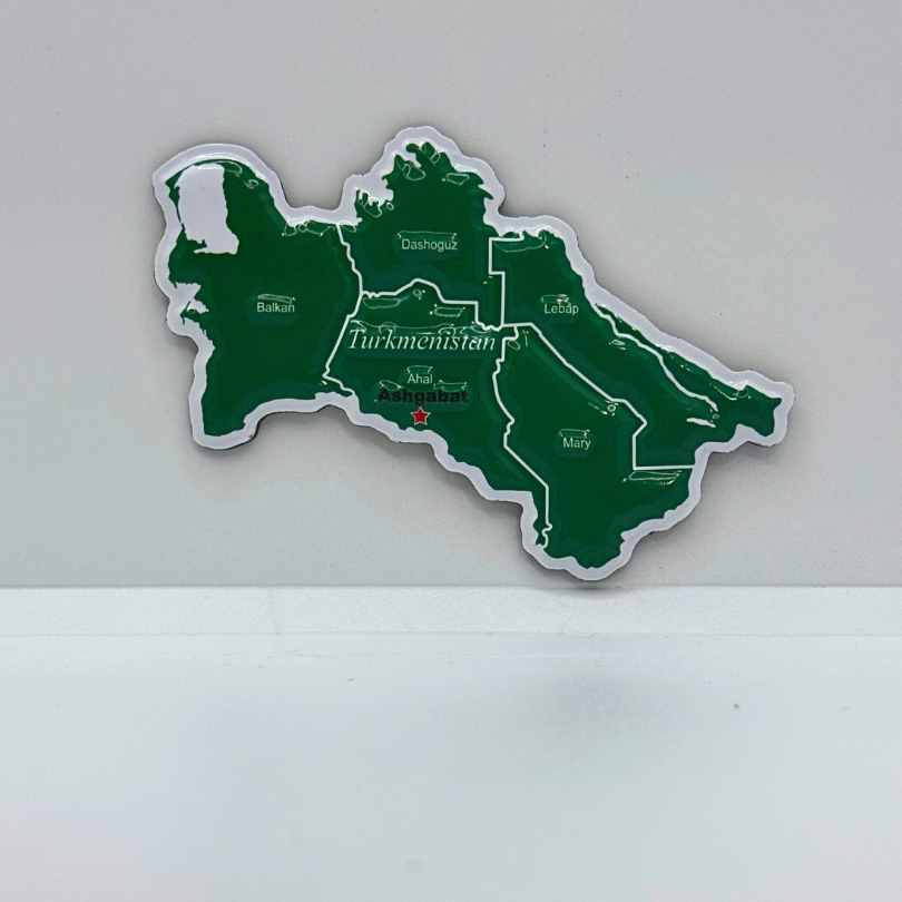 Magnete "Mappa del Turkmenistan"
