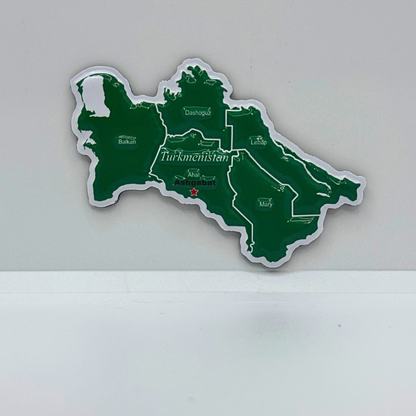 Magnete "Mappa del Turkmenistan"